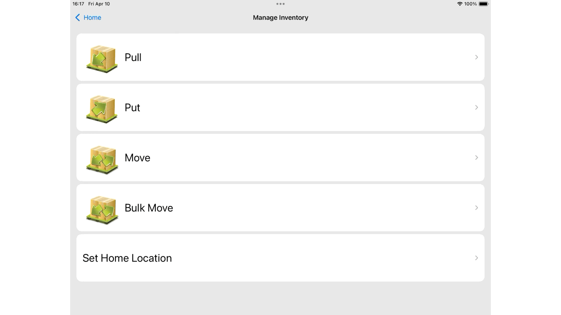 Put Manage Inventory